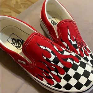 Red bloody drip vans💋 rare good price